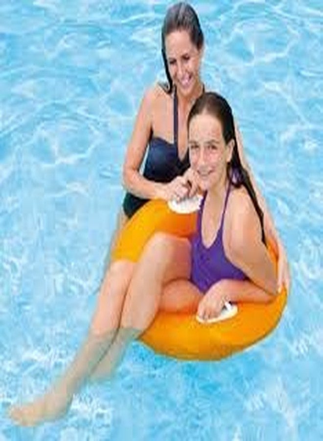 Skyzone Inflatable Pool Floats for Adult Children Kids Swim Ring Tube Toys for Swimming Pool Outdoor Beach Party (Multi Color) - Image 4